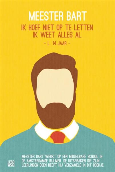 Grote foto meester bart boeken literatuur