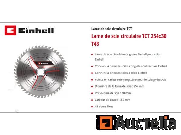 Grote foto widia zaagblad voor hout einhell tct circ zaagblad 254x30 t48 doe het zelf en verbouw ijzerwaren en bevestigingsmiddelen