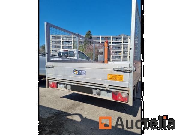Grote foto verhoogde 3500kg dieplader saris trailer. agrarisch aanhangwagens