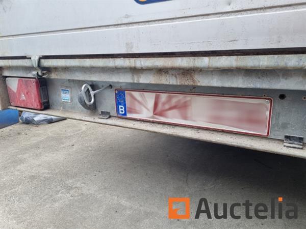 Grote foto verhoogde 3500kg dieplader saris trailer. agrarisch aanhangwagens