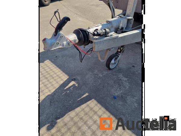 Grote foto verhoogde 3500kg dieplader saris trailer. agrarisch aanhangwagens