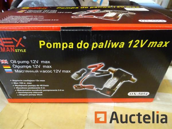 Grote foto elektrische brandstofopvoerpomp 12v 160 w 40l min doe het zelf en verbouw gereedschappen en machines