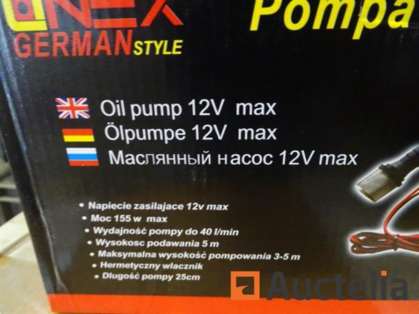 Grote foto elektrische brandstofopvoerpomp 12v 160 w 40l min doe het zelf en verbouw gereedschappen en machines