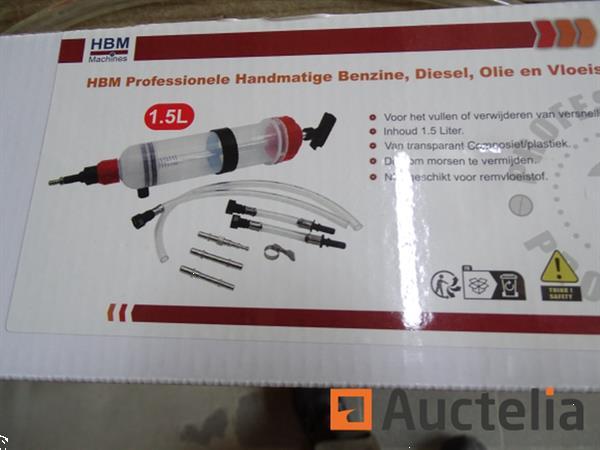 Grote foto professionele handpomp voor benzine diesel olie en vloeistof hbm doe het zelf en verbouw gereedschappen en machines