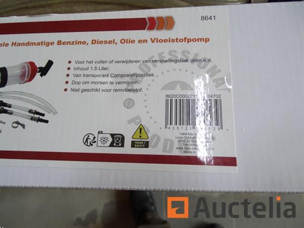 Grote foto professionele handpomp voor benzine diesel olie en vloeistof hbm doe het zelf en verbouw gereedschappen en machines