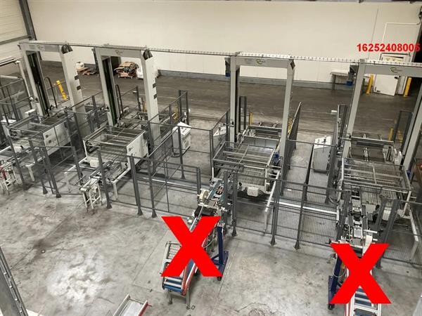 Grote foto sorma pal 108d palletiseerder met kettingtransporteur agrarisch tuinbouw