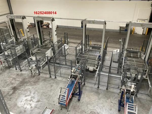 Grote foto sorma pal 108d palletiseerder met kettingtransporteur agrarisch tuinbouw