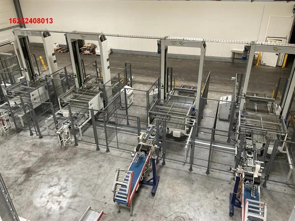 Grote foto sorma pal 108d palletiseerder met kettingtransporteur agrarisch tuinbouw