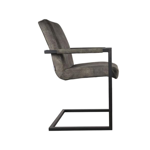 Grote foto eetkamerstoel milo 55x55x85 cm hunter velours huis en inrichting stoelen
