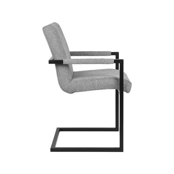 Grote foto eetkamerstoel milo 55x55x85 cm zinc weave huis en inrichting stoelen