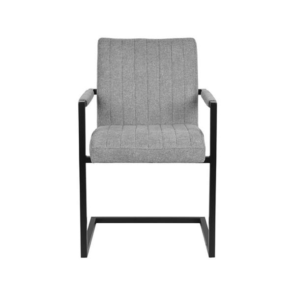 Grote foto eetkamerstoel milo 55x55x85 cm zinc weave huis en inrichting stoelen