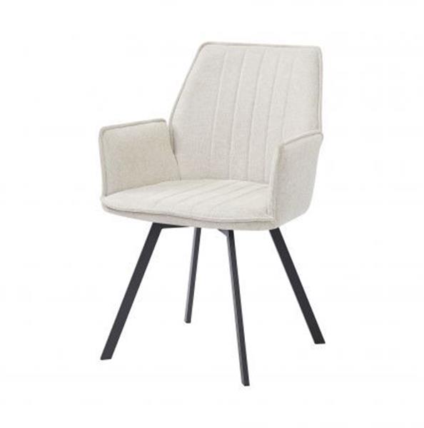 Grote foto eetkamerstoel louise beige 180 graden draaibaar huis en inrichting stoelen