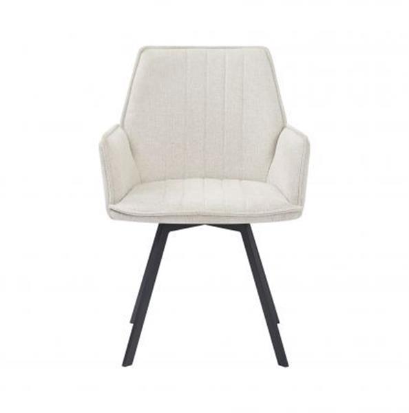 Grote foto eetkamerstoel louise beige 180 graden draaibaar huis en inrichting stoelen