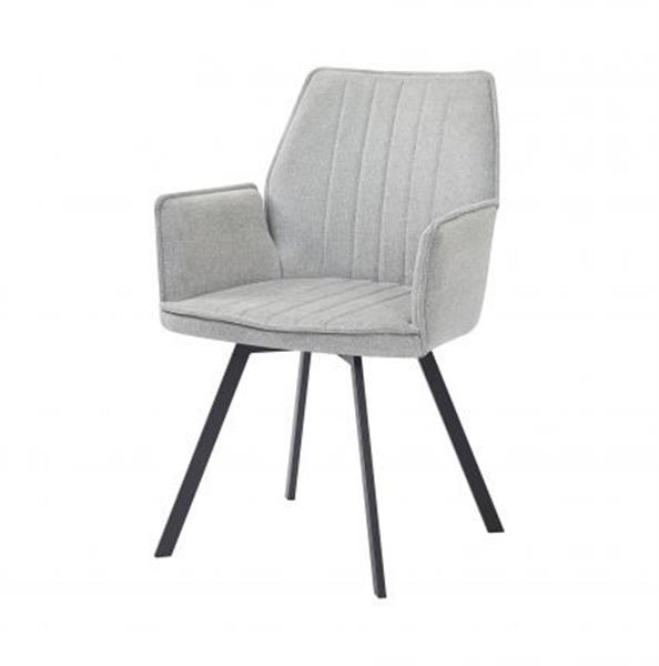 Grote foto eetkamerstoel louise grey 180 graden draaibaar huis en inrichting stoelen