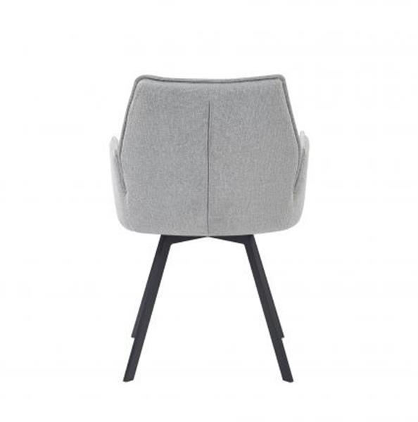 Grote foto eetkamerstoel louise grey 180 graden draaibaar huis en inrichting stoelen