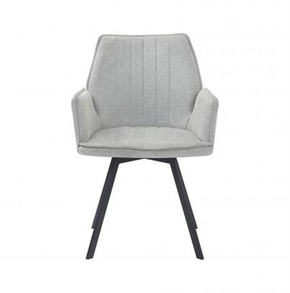 Grote foto eetkamerstoel louise grey 180 graden draaibaar huis en inrichting stoelen