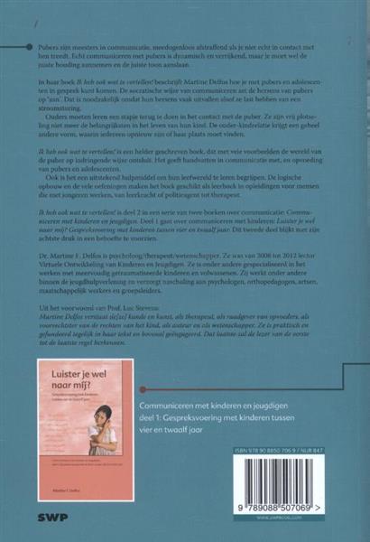 Grote foto ik heb ook wat te vertellen communiceren met kinderen en jeugdigen 2 boeken studieboeken