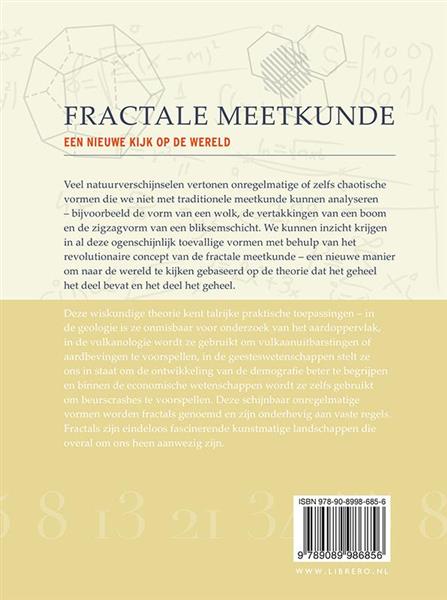 Grote foto fractale meetkunde boeken wetenschap