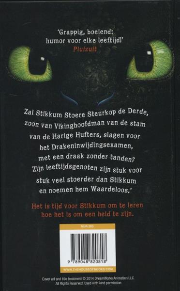 Grote foto hoe tem je een draak stikkum stoere steurkop serie 1 boeken jeugd 13 jaar en ouder