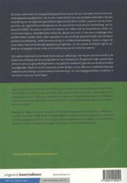 Grote foto psychologische gespreksvoering boeken psychologie