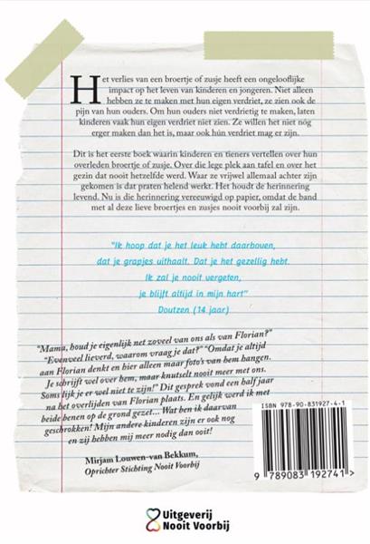 Grote foto onze band is nooit voorbij boeken overige boeken