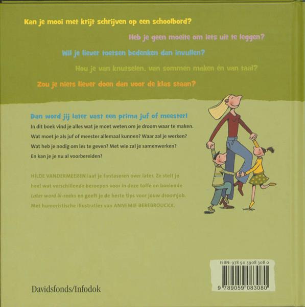 Grote foto later word ik juf boeken overige boeken