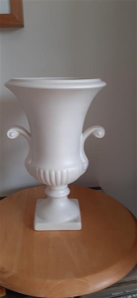 Grote foto delfts witte vaas flora antiek en kunst vazen