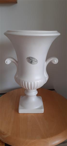Grote foto delfts witte vaas flora antiek en kunst vazen