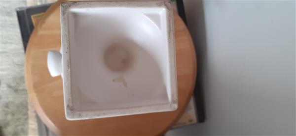Grote foto delfts witte vaas flora antiek en kunst vazen