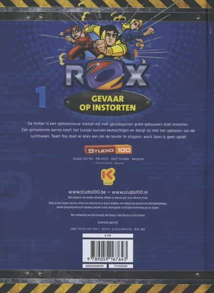 Grote foto gevaar op instorten rox 1 boeken jeugd 13 jaar en ouder