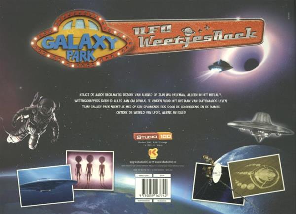 Grote foto ufo weetjesboek galaxy park boeken jeugd 13 jaar en ouder