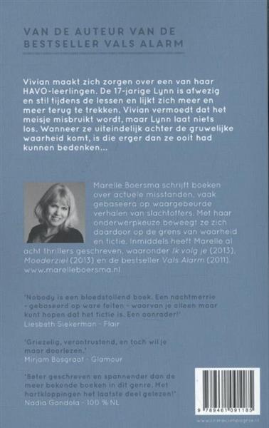 Grote foto nobody boeken thrillers