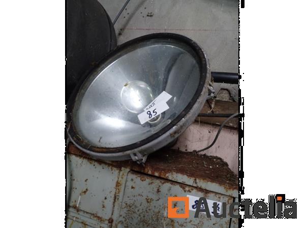 Grote foto metalen kast spot agrarisch oogstmachines