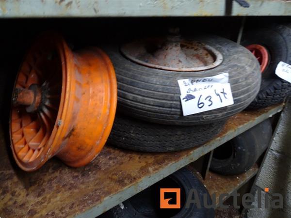 Grote foto 2 kruiwagenwagens 2 duivelswielen kunststof velg agrarisch wielen