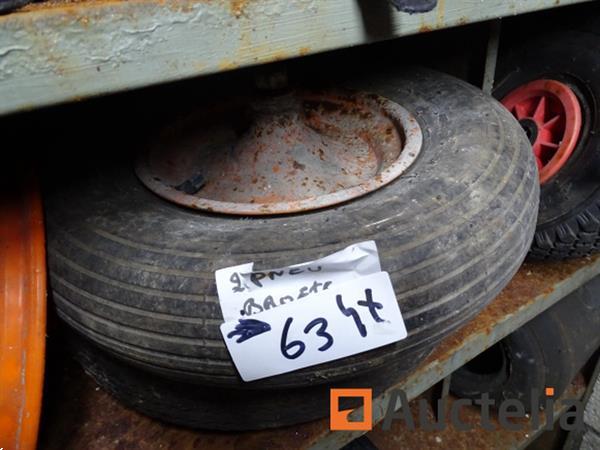 Grote foto 2 kruiwagenwagens 2 duivelswielen kunststof velg agrarisch wielen