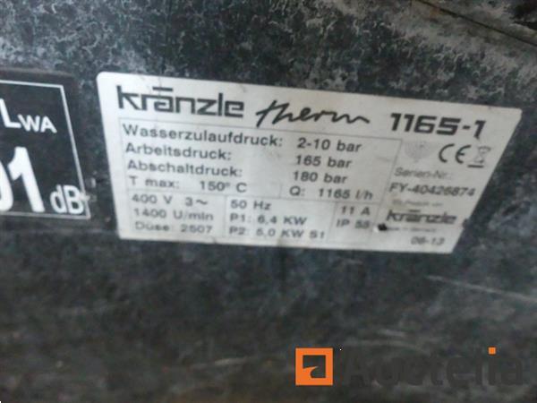 Grote foto 2 warm water hogedrukreinigers kranzle 1165 1 doe het zelf en verbouw onderdelen en accessoires
