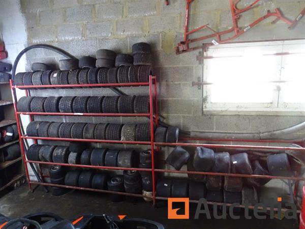 Grote foto 80 kartbanden met opbergplank agrarisch wielen