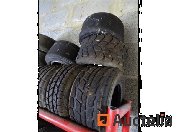 Grote foto 80 kartbanden met opbergplank agrarisch wielen