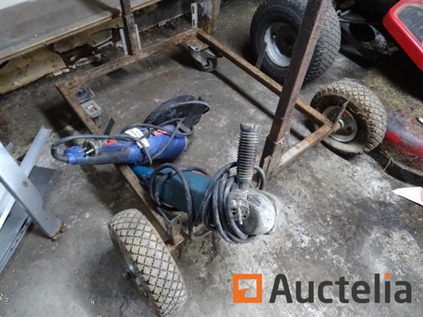Grote foto transportwagen voor 2 takt skelters 2 grote vermalers doe het zelf en verbouw gereedschappen en machines