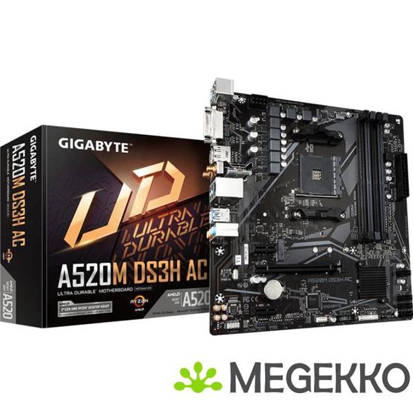 Grote foto gigabyte a520m ds3h ac computers en software moederborden
