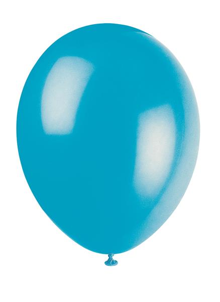 Grote foto 12 premium latex balloons 10ct turquoise verzamelen overige verzamelingen