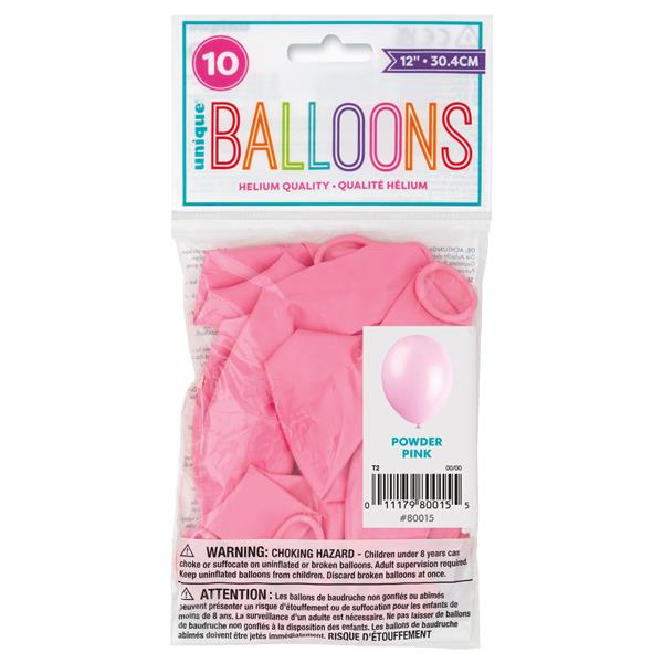 Grote foto 12 premium latex balloons 10ct powder pink verzamelen overige verzamelingen