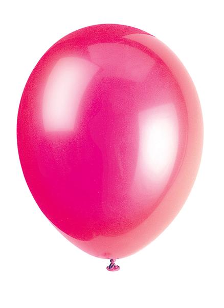 Grote foto 12 premium latex balloons 10ct fuchsia verzamelen overige verzamelingen