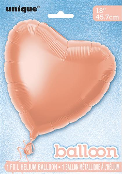 Grote foto rose gold heart foil balloon 18 packaged verzamelen overige verzamelingen