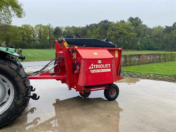 Grote foto trioliet ukw 3500 vast mes goed werkend agrarisch uithalers en verdelers