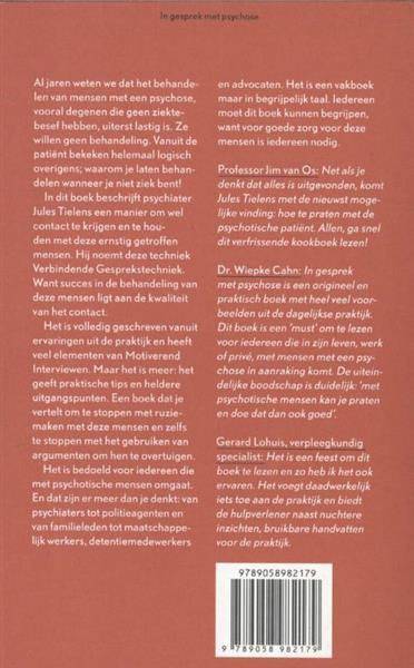 Grote foto in gesprek met psychose boeken wetenschap