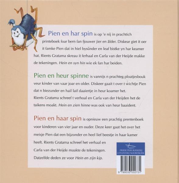 Grote foto pien en haar spin boeken jeugd 13 jaar en ouder