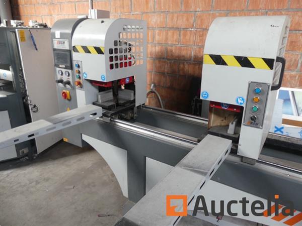 Grote foto 2 kops pvc frame lasser bsm dubbele hoek lasmachine doe het zelf en verbouw ijzerwaren en bevestigingsmiddelen