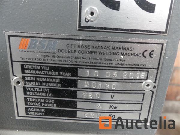 Grote foto 2 kops pvc frame lasser bsm dubbele hoek lasmachine doe het zelf en verbouw ijzerwaren en bevestigingsmiddelen