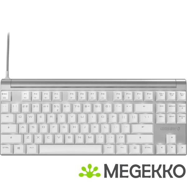 Grote foto cherry mx board 8.0 rgb mx brown rgb mechanisch zilver toetsenbord computers en software toetsenborden
